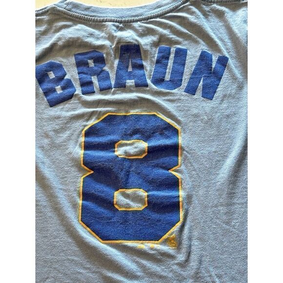 Lot Of 2-MLB Brewers Braun 8 Majestic Blue Yellow Size Small Men? Boys? See Desc - Picture 8 of 15